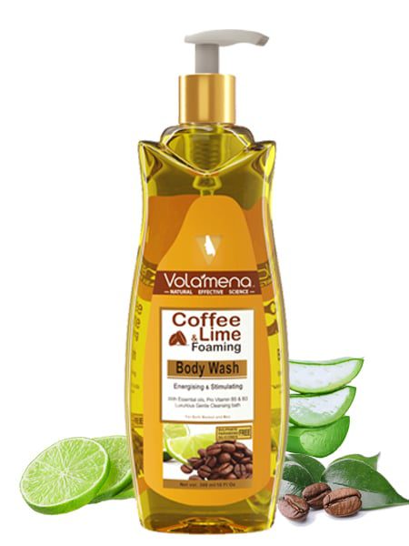 Coffee & Lime Foaming Tan Removal Body Wash | Detan With Coffee & Vitamin C | For Body | Sulphate & Paraben Free | Shower gel for men & Women 300 ml