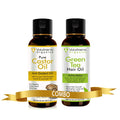 Green Tea Hair Oil & Pure Castor Oil 100 ml(50 ml + 50 ml)
