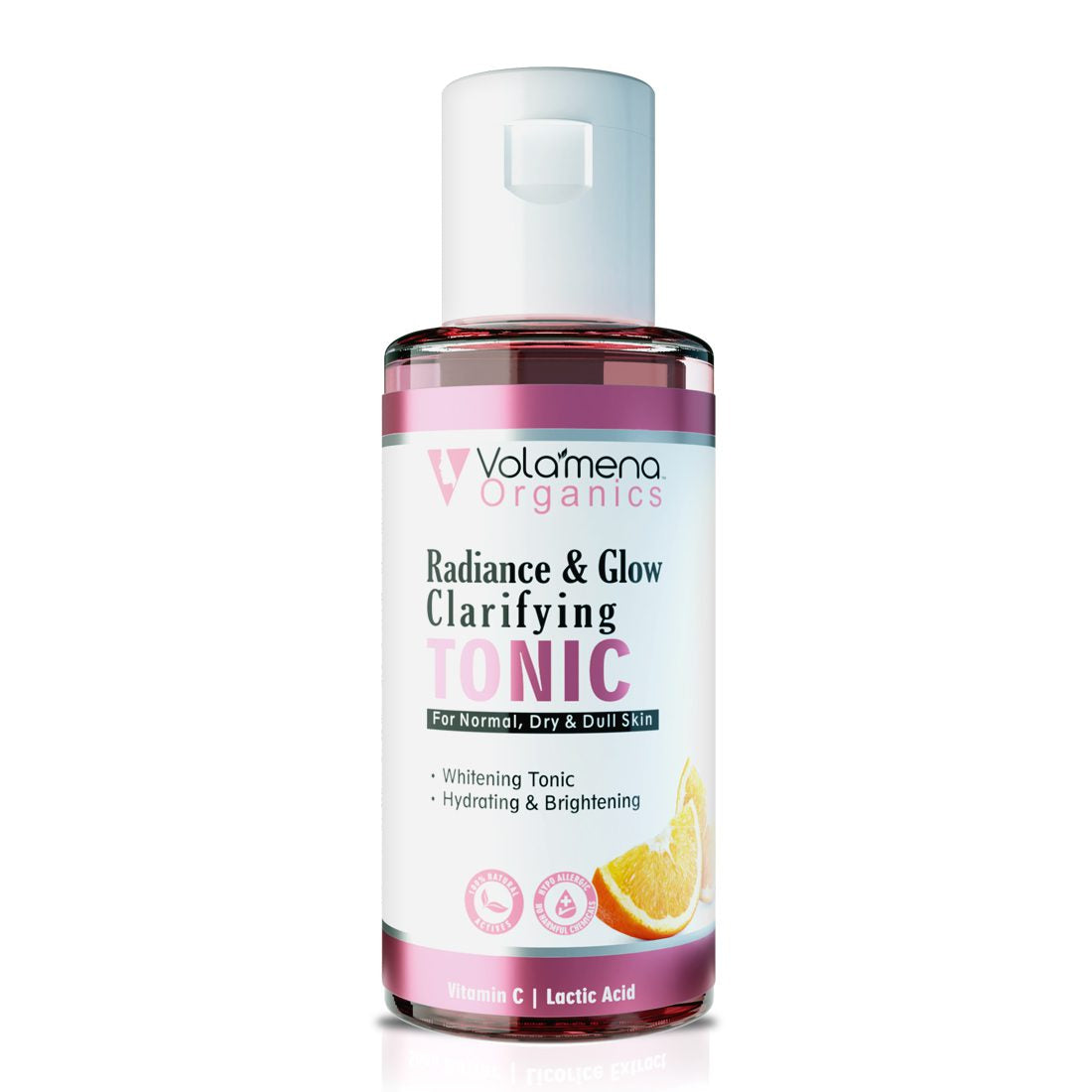 Volamena Radiance and Glow Clarifying Tonic For Women & Men With Watermelon & Shea Butter For Glowing Skin 120 ml