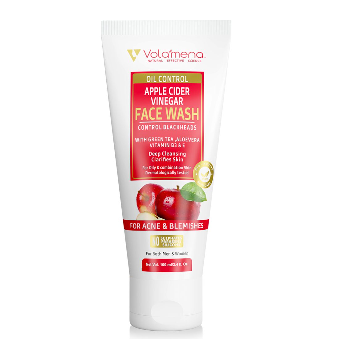 Apple Cider Vinegar Face Wash | Refreshing & Deep Cleansing | For Oily Skin For Women & Men