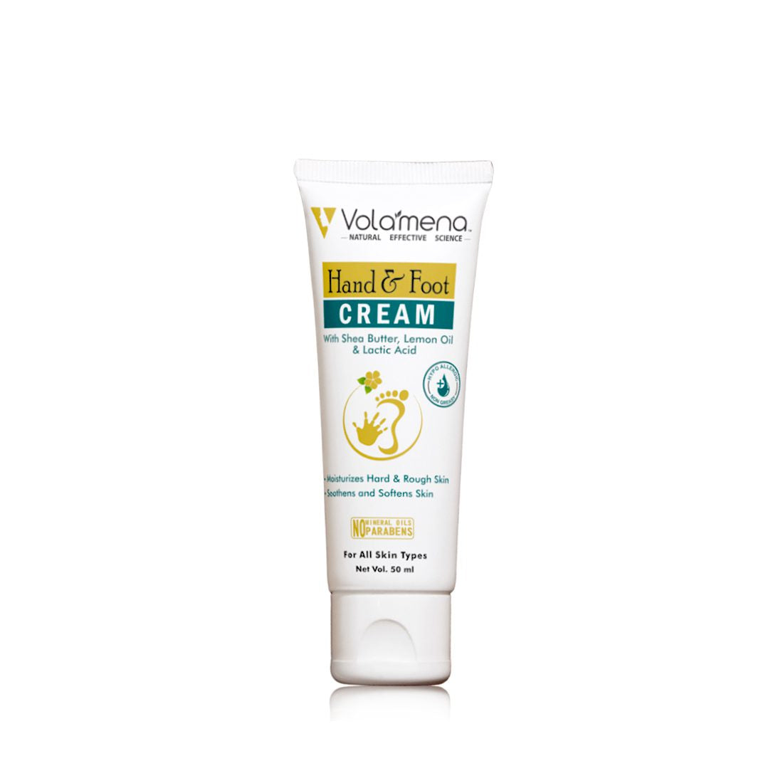 Volamena Hand & Foot Cream | Lemon Oil & Shea Butter | 50 ml