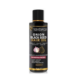 Volamena Onion Black Seed Hair Oil With Onion Black Seed Oil & Vitamin-E For Hair Fall Control
