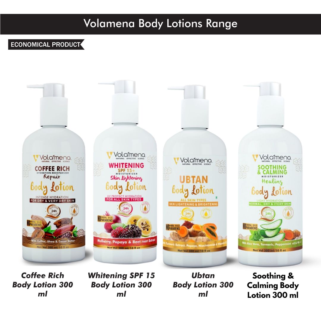 Volamena Soothing calming & healing body lotion Hydrate & Soothes | Anti Aging | For Women & Men 300 ml