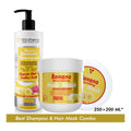 Rose & Banana Hair Shampoo 250 ml with Banana Hair Mask 200 ml Combo