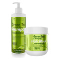 Green Tea Active Detox Shampoo 200 ml With Green Tea & Bhringraj Hair Mask 200 ml Combo