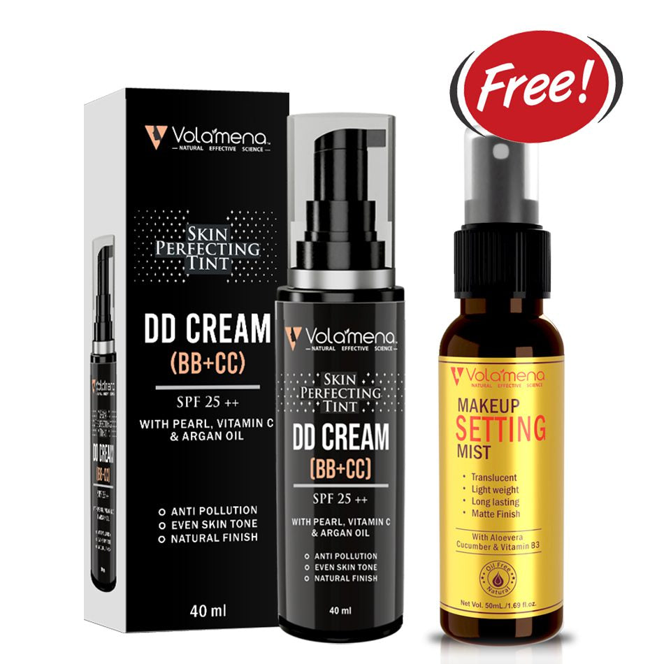 Volamena Skin Perfecting Tint Illuminate DD Cream 40 ml (Get Free make up Setting Mist 50 ml)