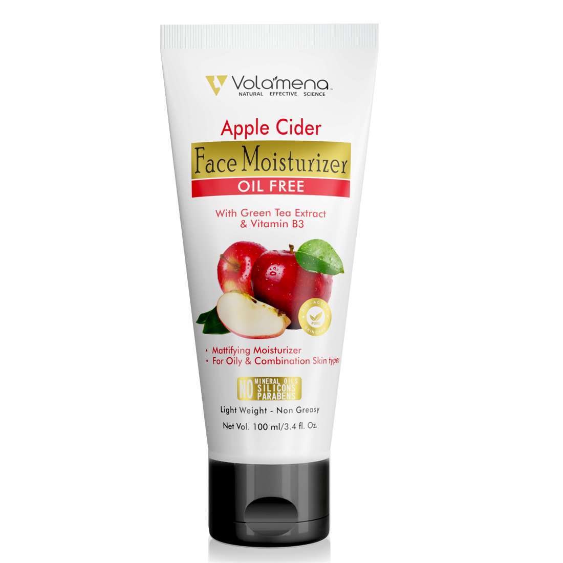 Apple Cider Vinegar Face Cream Light Weight Oil Free Moisturizer Cream For Face | Acne Prone Skin