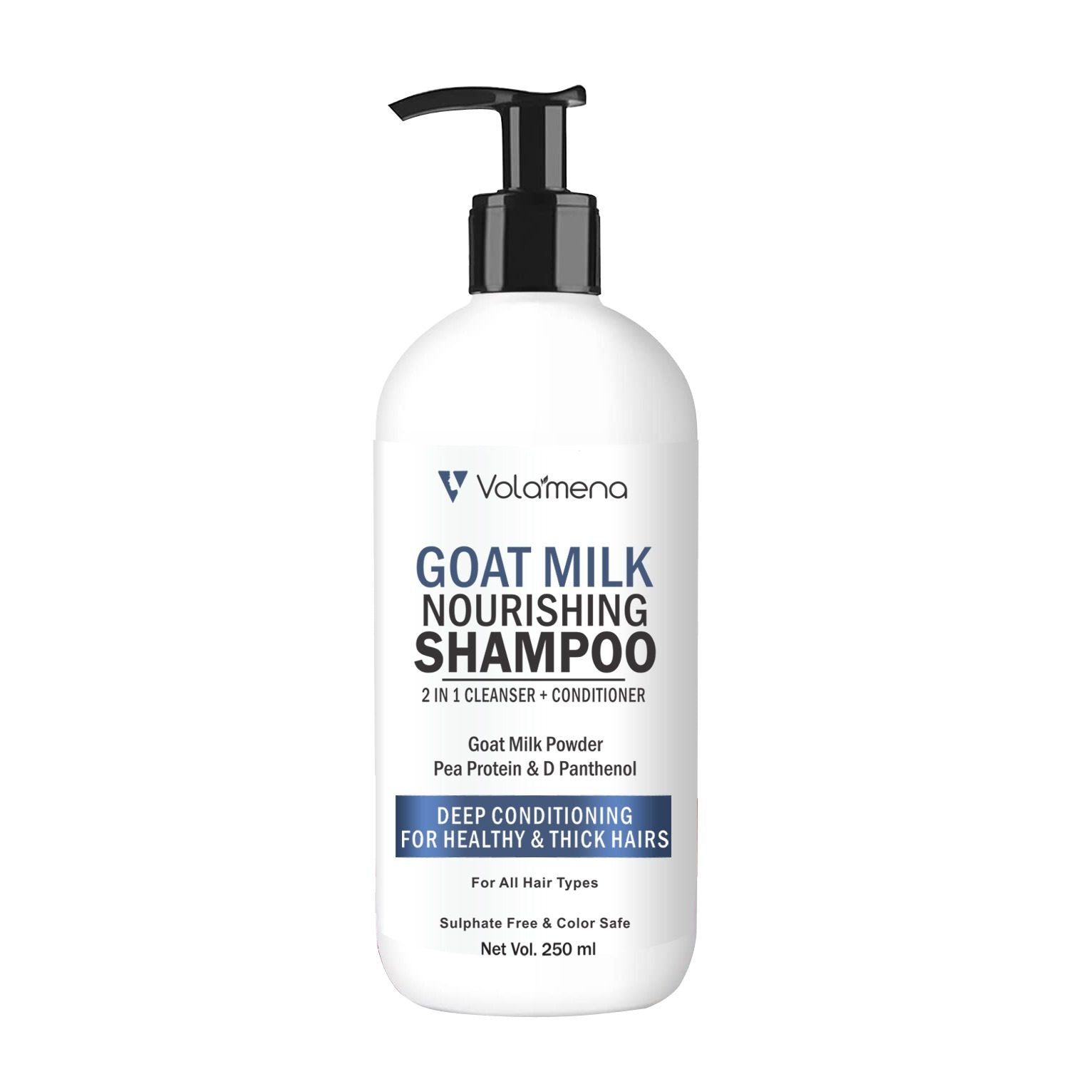 Volamena Goat Milk Hair shampoo With Natural Protein For Strengthen Weak & Damage Hair 250 ml