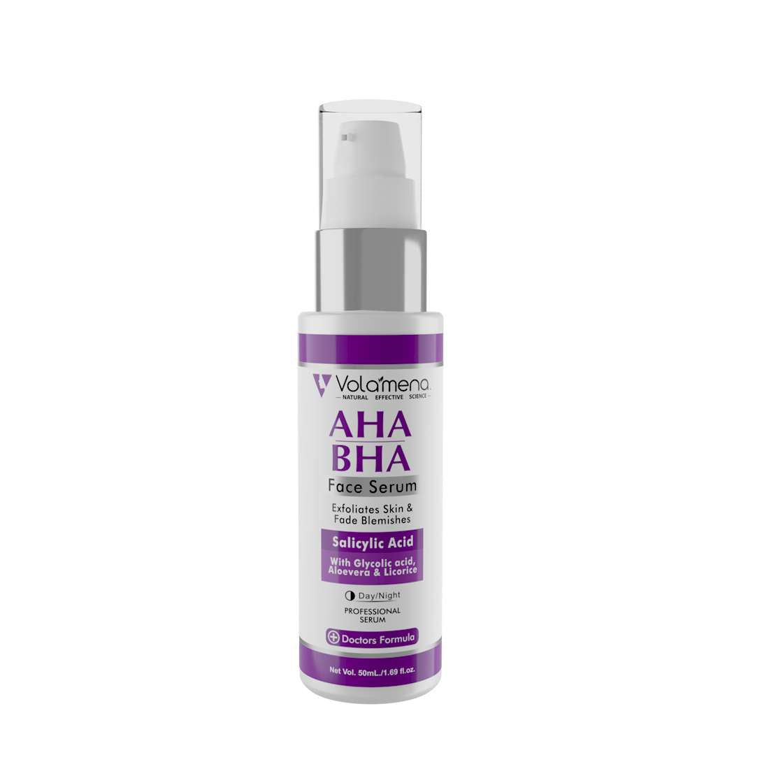 AHA-BHA Face Serum With Glycolic Acid & Salicylic Acid Serum For Glowing Skin & Brightening For Women & Men 50 ml