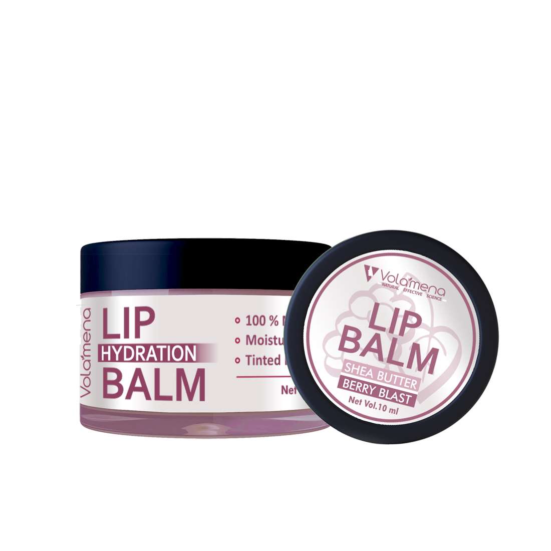 Volamena Lip Hydration tinted Lip Balm With Beetroot Naturally Pink Lips Tinted Lip Balm For Women 10 ml