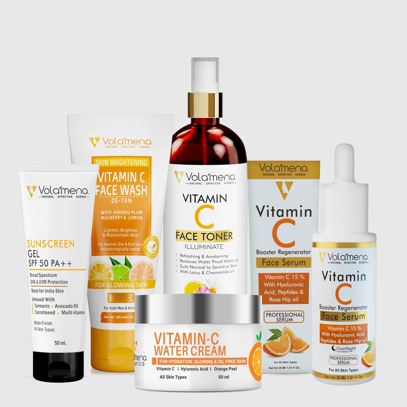 Volamena Organics Vitamin C Glow Skin Care kit