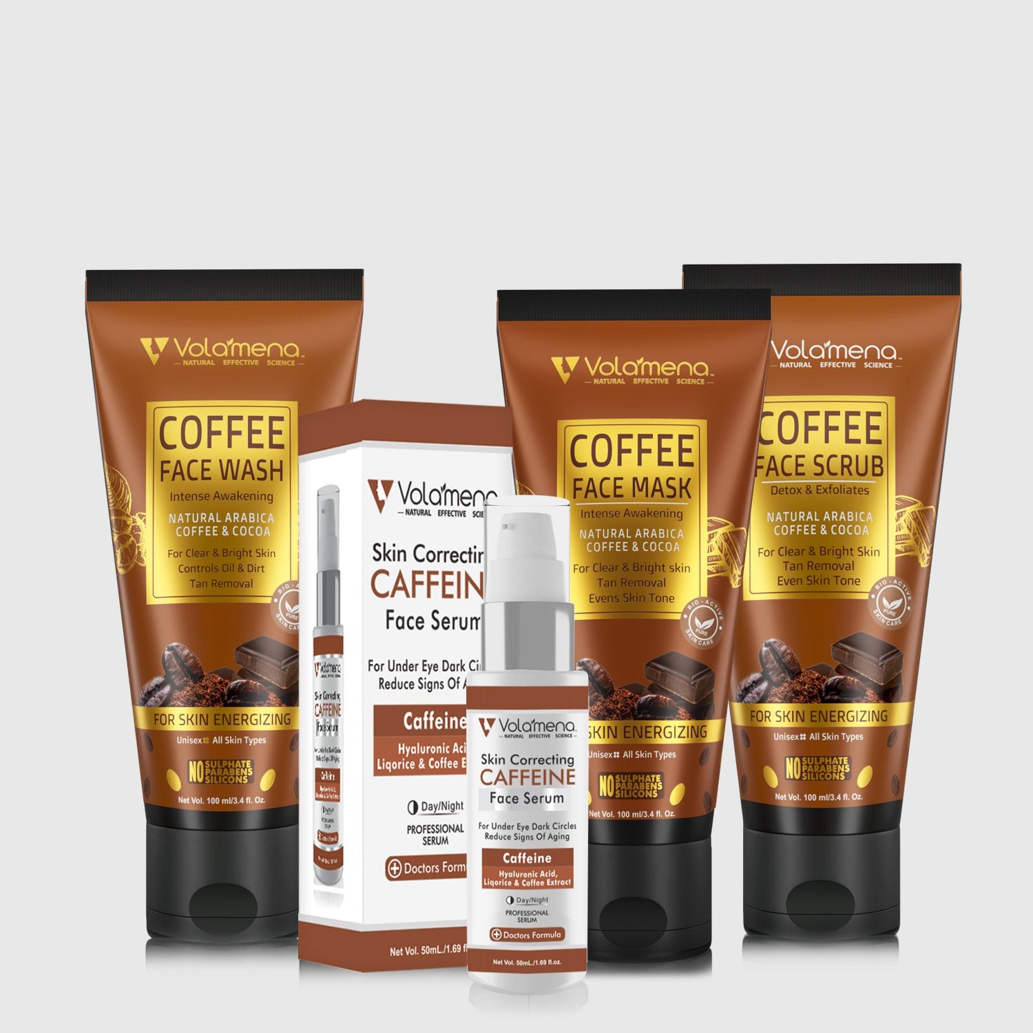 Volamena Organics Coffee Skin Care kit