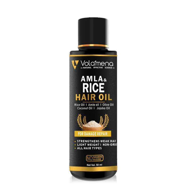 Volamena Amla & Rice Hair oil With Amla Oil & Rice Oil For Damage Repair