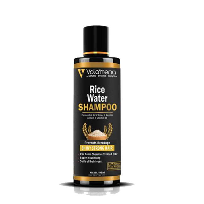 Volamena Rice Water Shampoo With Rice Water & Keratin For Shiny & Strong Hairs