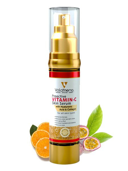 Volamena Proactive Vitamin C Serum For Face With Vitamin C For Glowing Skin & Brightening, Women & Men 50 ml