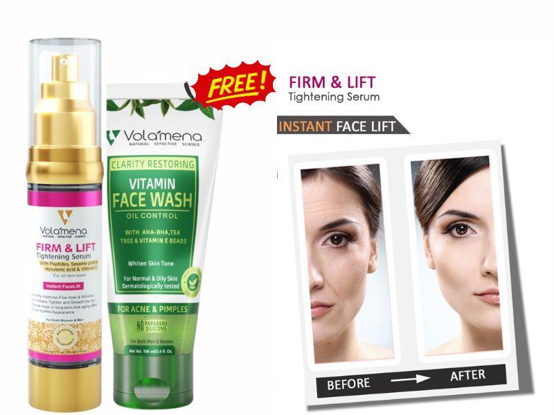 Firm & Lift Tightening serum 50 ml Get free Clarity Restoring Vitamin Face Wash 100 ml Free