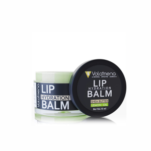 Volamena Lip balm for Hydration with Cocoa Butter, Vitamin E and Lemon oil and Shea Butter lip balm for women & men 10 ml