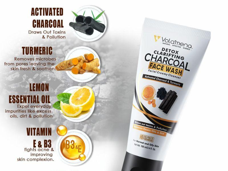 Detox Clarifying Charcoal Face Wash 100 ml