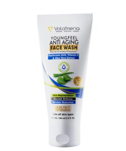 Volamena Youngfeel Anti Aging Face Wash With Aloe vera & Hyaluronic Acid | Anti Aging | For Women & Men 100 ml