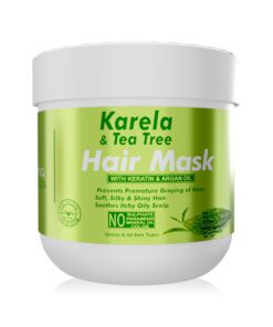 Volamena Karela (Bitter Gourd) & Tea Tree Hair mask(Hair Spa) To Remove Dandruff & Hair Fall Control 200 ml