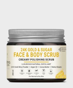 Volamena Smoothing Sugar Face & Body Scrub | Body Polishing Scrub | Removing Tan & Dead Skin Cells 200 ml