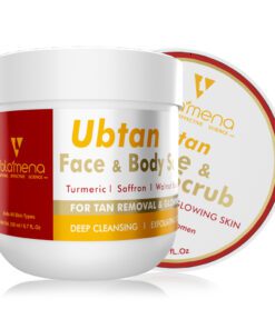Volamena Ubtan Face Scrub With Turmeric, Walnut Beads & Saffron For Radiance & Glowing Skin For Women & Men 200 ml