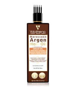 Volamena Argan Hair Oil with Moroccan Argan Oil For Women and Men For Long Shiny Hair and Hair regrowth 100 ml