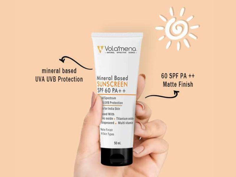 Mineral based Sunscreen gel ultra matte 60 SPF 50 ml
