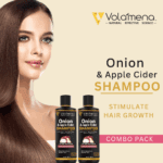 Volamena Onion & Apple Cider Vinegar Shampoo With Onion & Apple Cider Vinegar For Stimulate Hair Growth Volamena Onion & Apple Cider Vinegar Shampoo With Onion & Apple Cider Vinegar For Stimulate Hair Growth