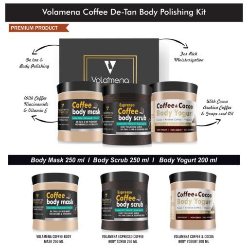 Volamena Coffee D-Tan Body Polishing Kit