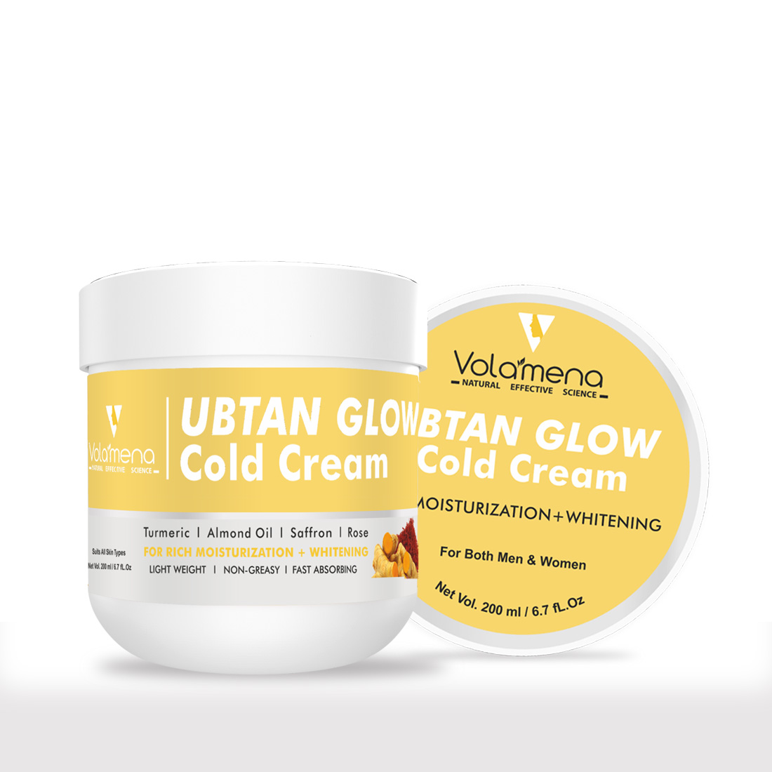 Volamena Ubtan glow Cold cream 200 ml - Volamena