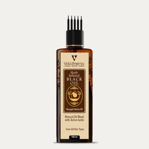 Volamena Black Hair Oil Herbal oil For Hair Growth and Control Hair Fall 100 ml Volamena Black Hair Oil Herbal oil For Hair Growth and Control Hair Fall 100 ml