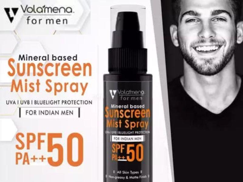 Volamena Men Mineral based sunscreen mist with SPF 50 ++ 50 ml
