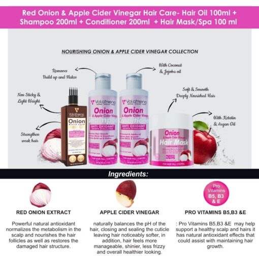 Volamena Onion Hair Fall Control Kit