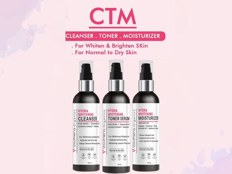 Volamena Organics Hydra Whitening CTM Facial kit 300 ml