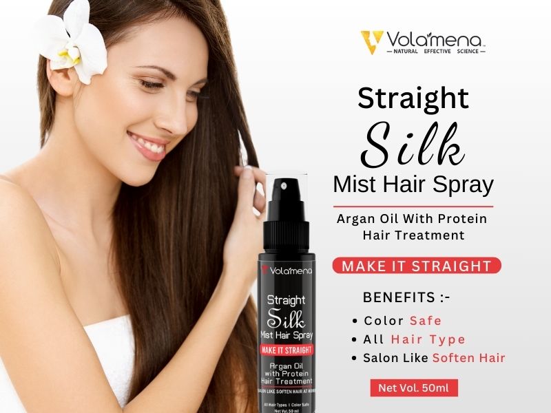 Volamena Straight Silk Mist Hair Spray Protein Coating treatment 50 ml