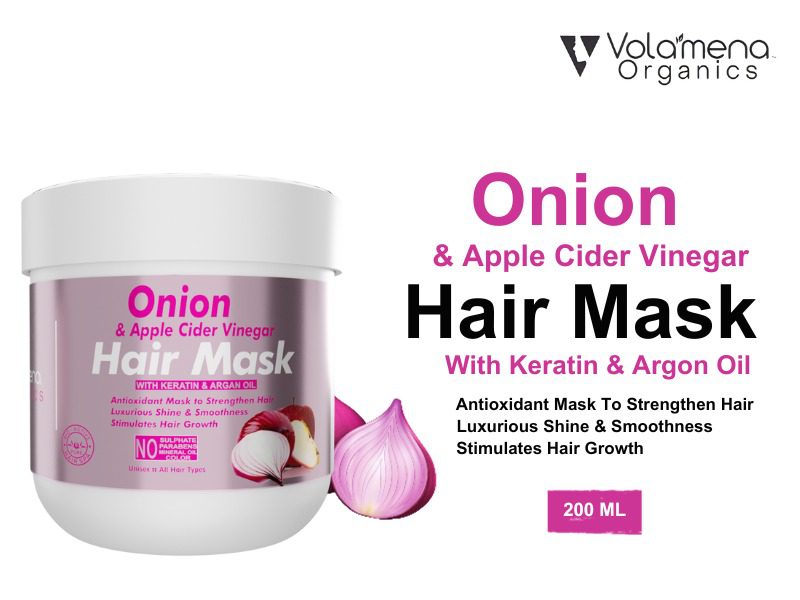 Onion & apple cider vinegar Hair mask 200 ml