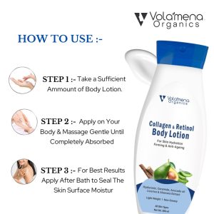 Volamena Collagen & Retinol Light weight body lotion 200 ml