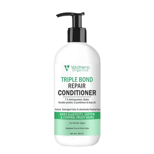 Volamena Organics Triple Bond Repair Hair Conditioner For Moisturizing & Bond Repair || For Men & Women 250 ml Volamena Organics Triple Bond Repair Hair Conditioner For Moisturizing & Bond Repair || For Men & Women 250 ml