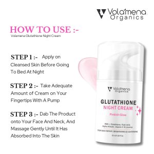 Volamena organics Gluthione Night Cream 50 ml