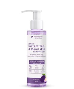 Jamun instant tan & Dead skin Removal Face Gel | Visibly Tan Removal | Instant Tan & Brighten Skin | De tan Gel For women & Men 100 ml