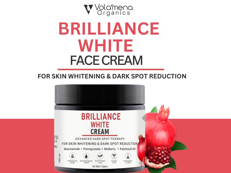 Brilliance White Face Cream With Niacinamide For Glow, Skin Whitening & Dark Spot Reduction | For Women & Men 100 ml