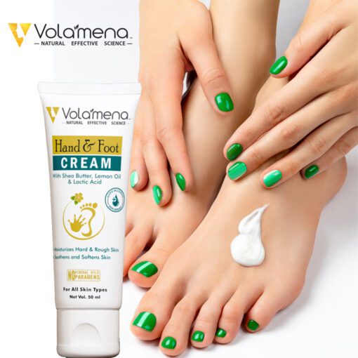 Volamena Hand & Foot Cream | Lemon Oil & Shea Butter | 50 ml