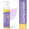 Volamena Berry & Kojic Acid Purple Sunscreen SPF 50 PA+++ For Pigmentation-Free Skin UVA/B & Blue Light Protection, Anti-Pollution, No White Cast 100 ml