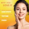 Volamena Super Glow Sunscreen with SPF 50 PA+++ With Vitamin C For Bright & Glowing Skin UVA/B Bluelight Protection No White Cast For Normal to dry skin, 50 ml