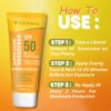 Volamena Super Glow Sunscreen with SPF 50 PA+++ With Vitamin C For Bright & Glowing Skin UVA/B Bluelight Protection No White Cast For Normal to dry skin, 50 ml