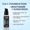 Volamena For Men Mattifying Foundation With SPF 50++++ Light Shade, | With Hyaluronic Acid & Argan Oil | For Even Natural Glow, Flawless Finish | With Dual Action Moisturizer + Sunscreen | 30ml