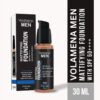 Volamena For Men Mattifying Foundation With SPF 50++++ Beige Shade, | With Hyaluronic Acid & Argan Oil | For Even Natural Glow, Flawless Finish | With Dual Action Moisturizer + Sunscreen | 30ml