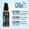 Volamena For Men Mattifying Foundation With SPF 50++++ Beige Shade, | With Hyaluronic Acid & Argan Oil | For Even Natural Glow, Flawless Finish | With Dual Action Moisturizer + Sunscreen | 30ml