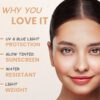 Volamena Glow Tinted Sunscreen Stick SPF 50 Pa++++ | Protection Against UVA/UVB | Ceramide, Avocado Oil & Licorice Extract Broad Spectrum, Water & Sweat resistant | For All Skin Types | 20g Volamena Glow Tinted Sunscreen Stick SPF 50 Pa++++ | Protection Against UVA/UVB | Ceramide, Avocado Oil & Licorice Extract Broad Spectrum, Water & Sweat resistant | For All Skin Types | 20g